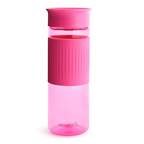 Munchkin Miracle 360 Tritan Spill Proof Water Bottle, Pink, 24 Ounce