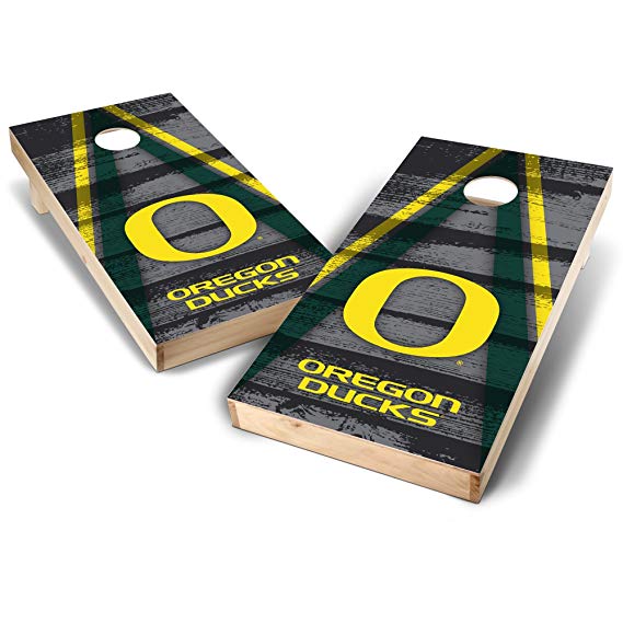 Wild Sports NCAA College 2' x 4' Authentic Cornhole Game Set - Vintage Triangle Design