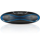 EasyAcc 2nd Gen Olive Bluetooth Speaker with Built-in microphone -Support USB Flash and micro SD Card Playing Mini Outdoor Sports Portable Wireless Speaker for Samsung iPhoneiPad Nokia HTCTablets PCNotebook  FM functioncolorBlue