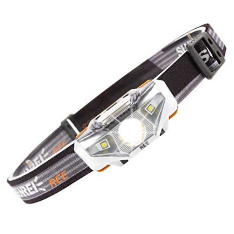 sunree Lightest Ultra Bright LED Headlamp (Only 2.3Oz.),7 Lighting Modes,IPX6 Waterproof,Best Quality Headlamp for Camping,Running,Hiking and Kids