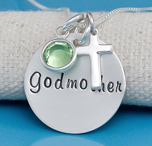 Godmother necklace - Madrina - Hand stamped hand made necklace - Personalized necklace - Grandma necklace - Godmother gift - Godchild
