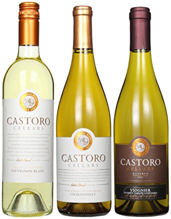 Castoro Cellars Central Coast White Wines Mixed Pack, 3 x 750 mL