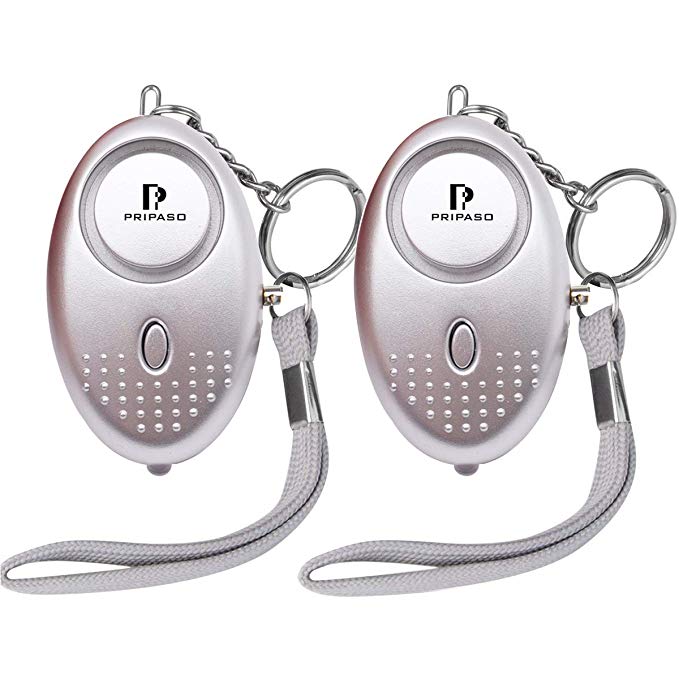 Pripaso Personal Alarm Emergency Alarm Keychain with LED Flashlight for Women, Kids,Elderly,Personal Safety Alarm Device 130dB Personal Alarm Security