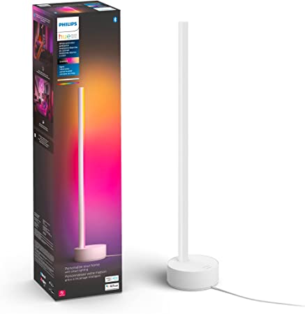 Philips Hue Gradient Signe Table Lamp, Compatible with Alexa, Apple HomeKit and Google Assistant, White