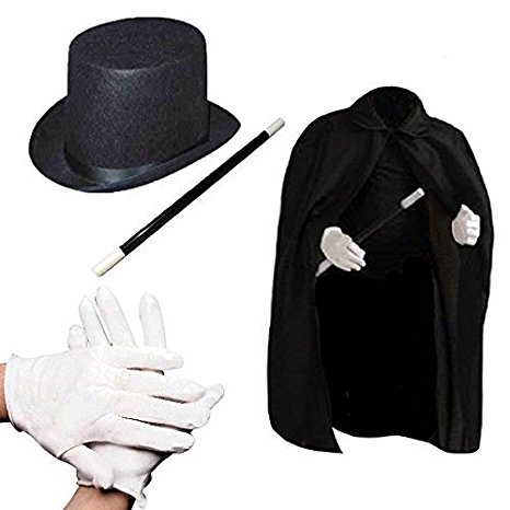 Child’s Halloween Magician Role Play Dress up Costume Set