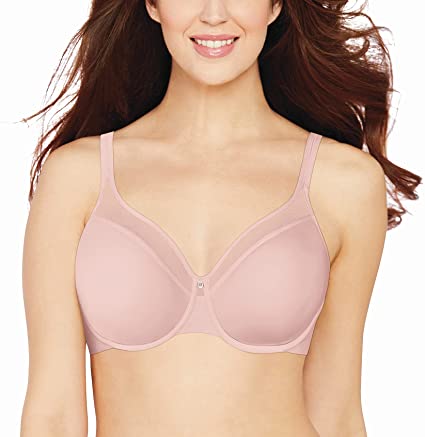 Bali Women's One Smooth U Ultra Light Illusion Neckline Underwire Bra DF3439