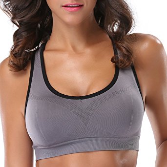 Mirity Women Racerback Sports Bras - High Impact Workout Gym Activewear Bra