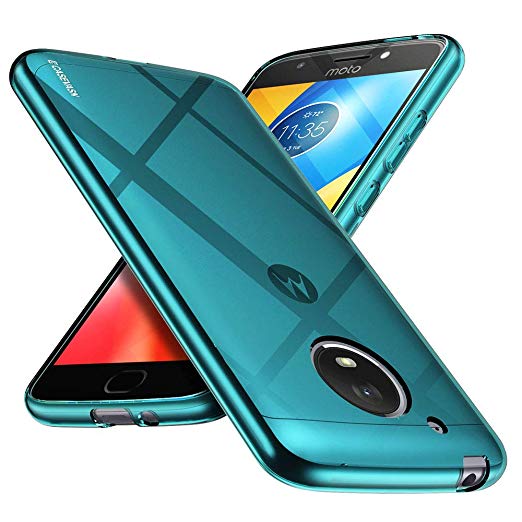 CASEVASN Moto E4 Plus Case, [Shockproof] Anti-Scratches Flexible TPU Gel Slim Fit Soft Skin Silicone Protective Case Cover for Motorola Moto E4 Plus (Mint)