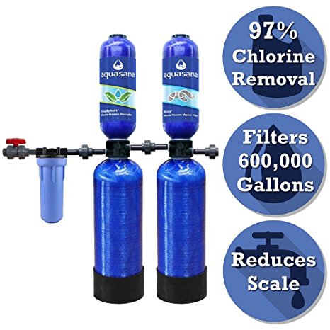 Rhino Series 5-Stage 600,000 Gal. Whole House Water Filtration System with Simply Soft Salt-Free Water Softener