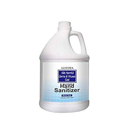Blowout Sanitizer Price - GOTDYA Hand Sanitizer Gel – 1 gallon - 75% Alcohol - Unscented - Buy 2 Cases (8 Gallons) and Get 1 Gallon Free (Pump Included)