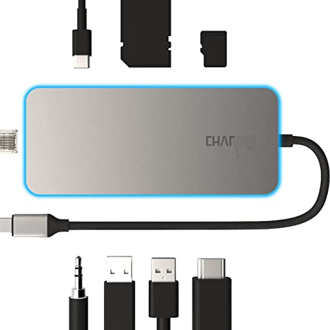 USB C Docking Station Gen 2 for MacBook Pro M1 Pro, Max, & Air M2, iPad Pro, Air, 4K@60Hz HDMI, 2 USB 3.2 Gen 2, microSD & SD Card 4.0 UHS-II, 100W, Ethernet, 3.5mm, CharJenPro Ultimate Dock USB C Hub