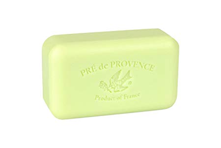 Pre de Provence Artisanal French Soap Bar Enriched with Shea Butter, Quad-Milled For A Smooth & Rich Lather (150 grams) - Linden