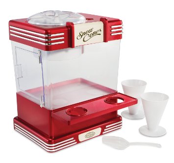 Nostalgia RSM602 Retro Series Snow Cone Maker & Shaved Ice Storage