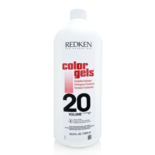 Redken Color Gels Emulsified Developer TreatMent for Unisex, 20 Volume, 33.79 Ounce