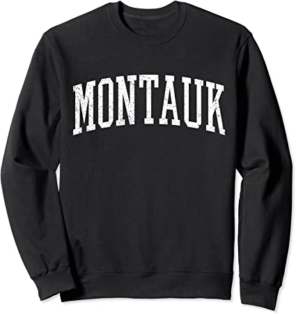 Varsity Distressed Montauk Sweatshirt