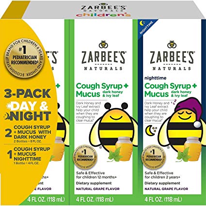 Zarbee's Natural Children's Cough Syrup   Mucus Day & Night (12 oz.)