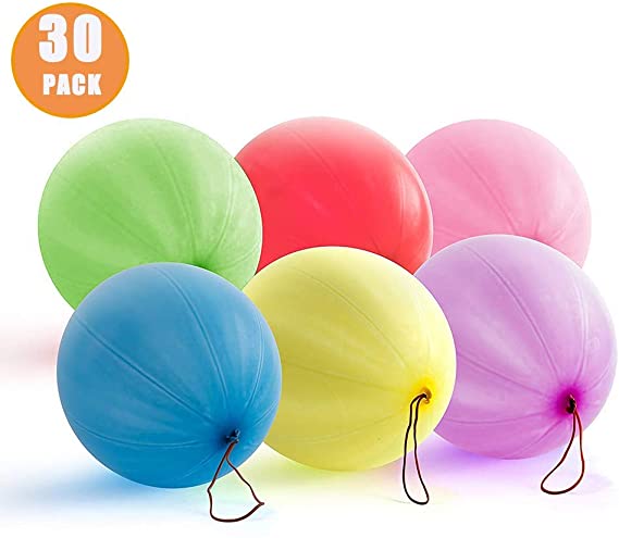 Party Surplies Favors for Kids, Neon Punch Balloons Carnival Prizes Box for Kids Classroom Bulk Toys for Classroom Birthday Celebration