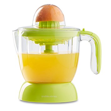 Andrew James Electric Citrus Juicer In Green, 30 Watts, Compact, 1 Litre Capacity