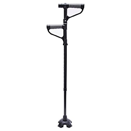 My Get Up & Go Cane - The Convenient Two-Handle Walking Cane For Maximum Comfort and Mobility by BulbHead