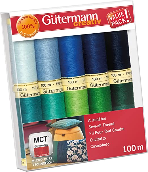 Gütermann creativ Sewing thread set with 10 spools Sew-all Thread 100 m