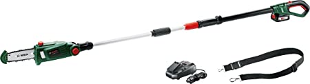 Bosch Home and Garden 06008B3170 Home and Garden UniversalChainPole 18 Cordless Telescopic Chainsaw with 18 V Lithium-Ion Battery