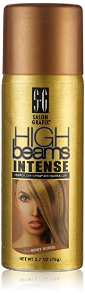 high beams Intense Temporary Spray on Hair Color, Honey Blonde, 2.7 Ounce