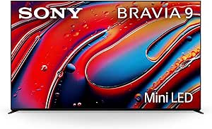 Sony 75 Inch Mini LED QLED 4K Ultra HD TV BRAVIA 9 Smart Google TV with Dolby Vision HDR and Exclusive Features for PlayStation 5 (K-75XR90), 2024 Model