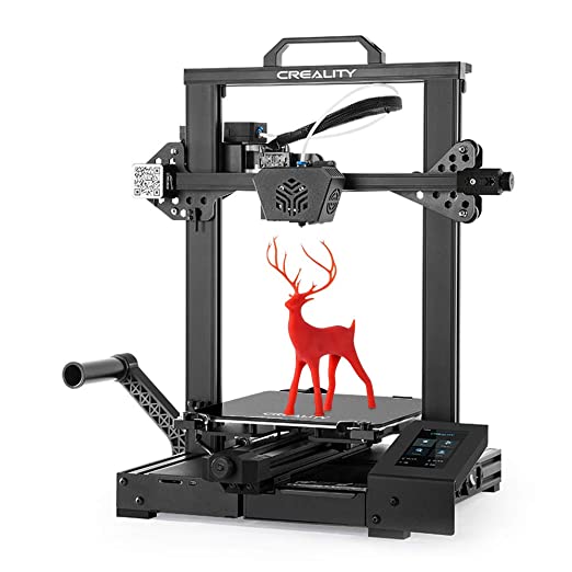 Official Creality CR-6 SE 3D Printer Leveling-Free with Silent Motherboard, Meanwell Power Supply, Touch Screen,Tempered Glass Plate and Dual Z Axis Print Size 235 x 235 x 250 mm