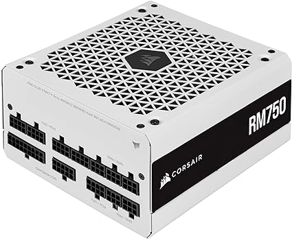 CORSAIR RM Series (2021), RM750, 750 Watt, 80 Plus Gold Certified, Fully Modular Power Supply