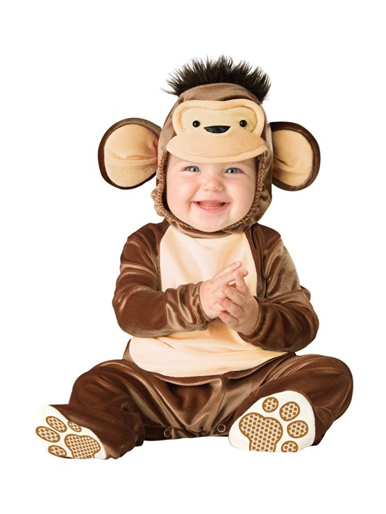 InCharacter Baby Mischievous Monkey Costume