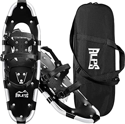 ALPS 14/17/21/25/30 Inch Lightweight Snowshoes for Women Men Youth, Light Weight Aluminum Alloy Terrain Snow Shoes with Free Carrying Tote Bag