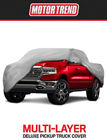 Motor Trend All Weather Waterproof Truck Cover for Outdoor Use UV Rain Wind & Snow - XXXL