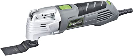 Genesis GMT25T 2.5 Amp Variable Speed Multi-Purpose Oscillating Tool with 17 Piece Accessory Set and Storage Box