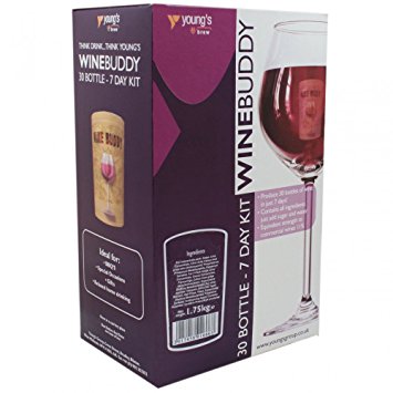 Home Brew & Wine Making - Winebuddy 30 Bottle Red Wine Refill - Merlot Ingredient Kit