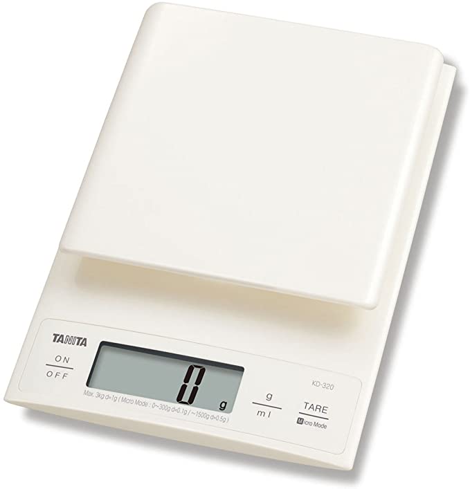 TANITA KD-320 Digital Kitchen Scale 3kg-Cream