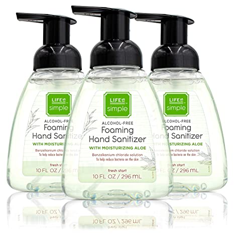 Life Is Simple Foaming Hand Sanitizer 10 Fl Oz (Pack of 3)