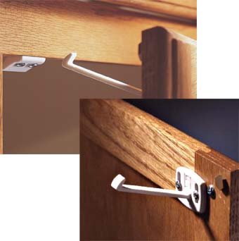 Kidco Swivel Cabinet & Drawer Lock - 2 Packs (8 Locks)