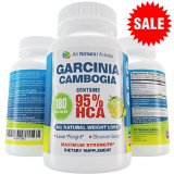 95 HCA 180 Capsules All Natural Ingredients ALL NEW from All Natural Advice Garcinia Cambogia Extract with the Purest 95 HCA 180 Weight Loss Capsules