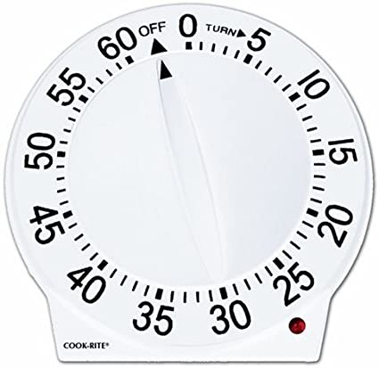 Springfield Precision Cook-Rite Electronic Timer (White)