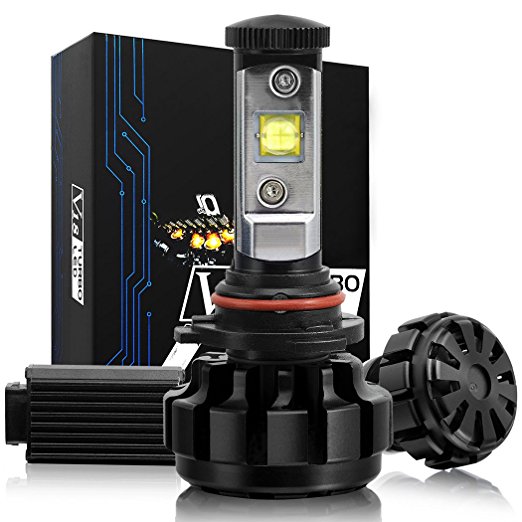 NINEO LED Headlight 9005 HB3 Bulbs Conversion Kit w/ Clear - 60W 6K 7,200Lm CREE - 3 Yr Warranty