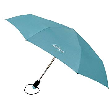 Weatherproof 43 Inch Auto Open and Close Supermini Umbrella, Teal, One Size