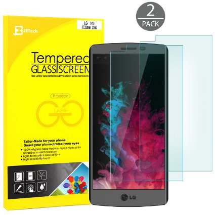 LG V10 Screen protector JETech 2-Pack Premium Tempered Glass Screen Protector Film for LG V10