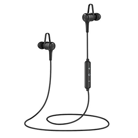 COULAX Bluetooth Headphones Wireless Sports In-ear Earbuds Sweatproof CVC6.0 Noise Cancelling IPX5 Waterproof Earphones For Running Gym Workout 10 Hours Play Time With Mic V4.1 HD Stereo Headsets