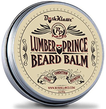 Lumber Prince Beard Balm Leave in Conditioner Beard Butter Premium Refreshing Manly Woodsy Musk Scent 2 oz