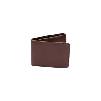 Saddleback Leather Small Bi-Fold Wallet Thin Indestructible Minimalist Card Holder Design with RFID Protection