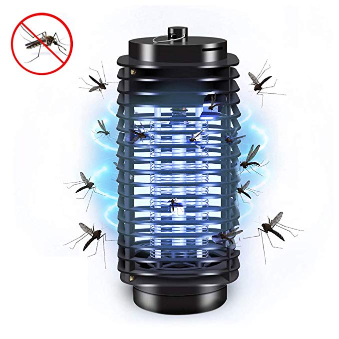 ZhongYe Mosquito Killer Light Electric Fly Insect Bug Zapper Portable Waterproof LED Lamp for Indoor Outdoor (1Pack)