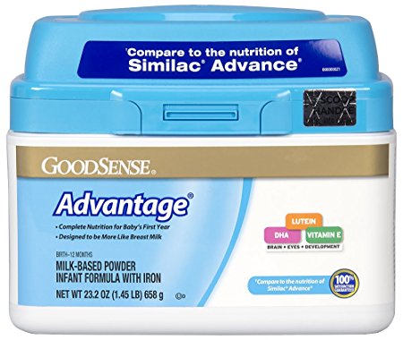 GoodSense Advantage Milk-Based Powder Infant Formula with Iron, 23.2 Ounce