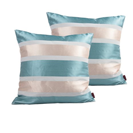 Yoovimin ®2pcs Throw Pillow Case Decorative Cushion Cover Pillowcase for Sofa More Style 18 "X18 " (MR16)