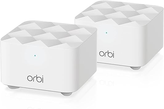 NETGEAR Orbi Whole Home Mesh WiFi System (RBK12) – Router Replacement Covers up to 3,000 sq. ft. with 1 Router & 1 Satellite