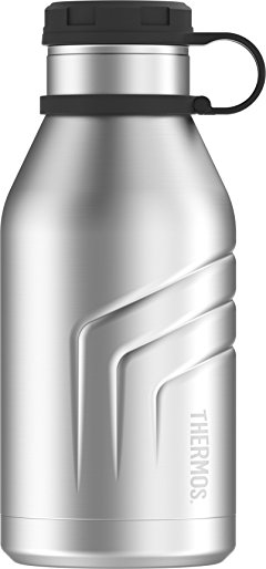 Thermos Element 5 Vacuum Insulated 32 oz Beverage Bottle with Screw Top Lid, Stainless Steel